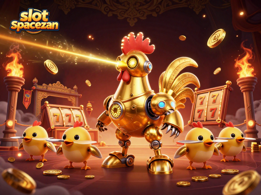 Experience thrilling action with slot spaceman as it showcases vibrant slot reels and golden rewards.