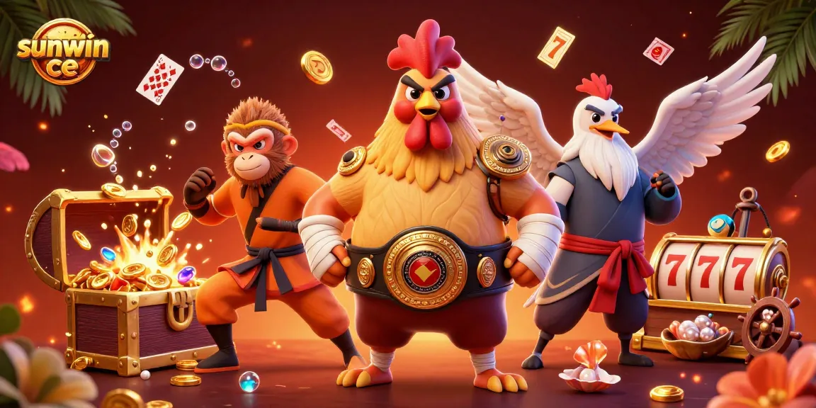 Engage in exciting gameplay with sunwin ce in a vibrant 3D casino scene filled with dynamic characters.