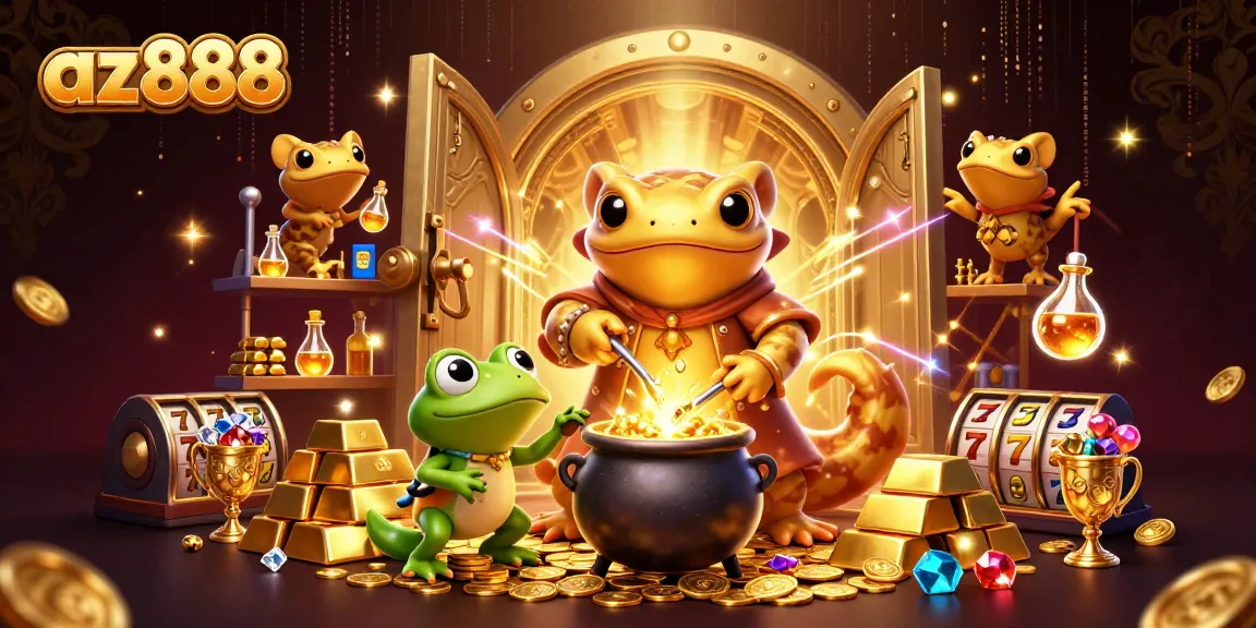 Spin the reels with az888's golden salamander alchemist and treasure-filled adventure.