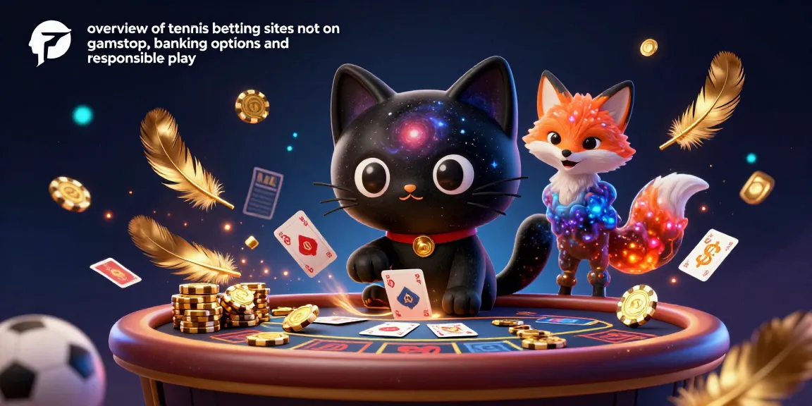 Engage with an overview of tennis betting sites not on gamstop, banking options and responsible play in vibrant 3D art.