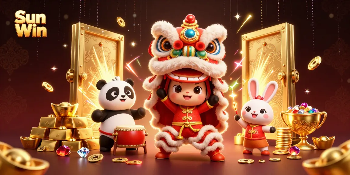 Experience thrilling wins with Sun Win's exciting casino activities and vibrant characters.